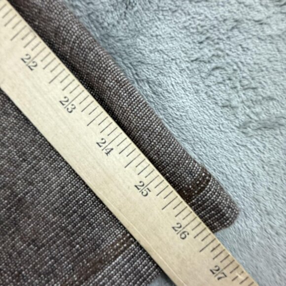 Carbon2Cobalt Sweater Mens Large Brown Quarter Zip Mock Neck Cotton Knit 144586 - Picture 13 of 14